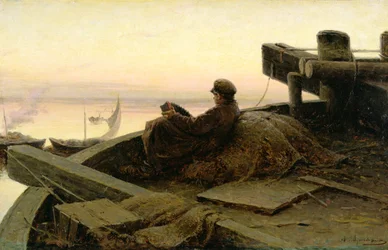 På floden Volga, 1889
